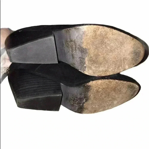 Eileen Fisher Peer Shadow Suede Bootie Size 6 - Picture 5 of 8